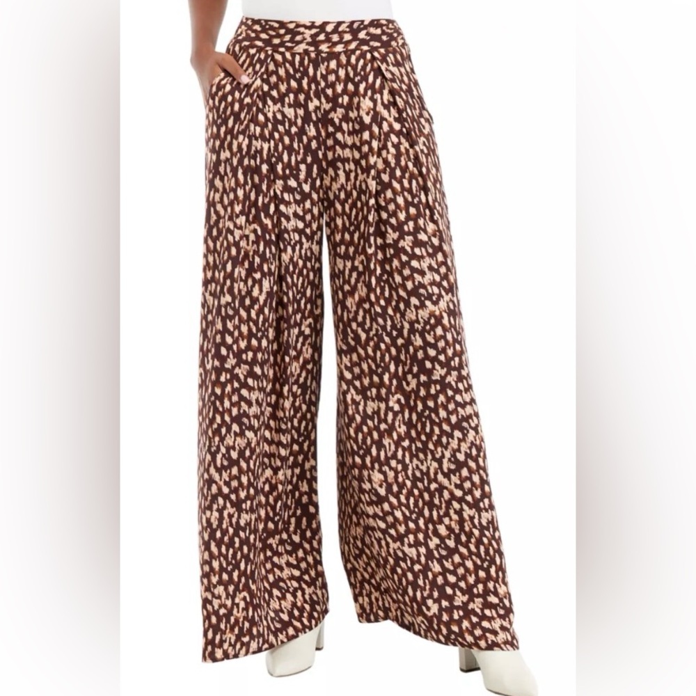 Womens Wide-Leg Palazzo Pants. - NWT - Size Large